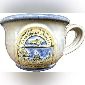 NEW Deneen Pottery Hand Thrown Red Clay Signed Marblehead Constitution USA Mug